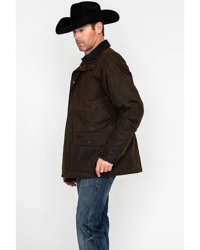 Outback Trading Men's Oilskin Deer Hunter Jacket