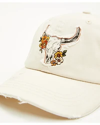 Shyanne Women's Floral Longhorn Ball Cap