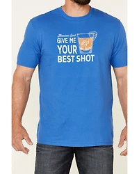 Moonshine Spirit Men's Best Shot Graphic Short Sleeve T-Shirt
