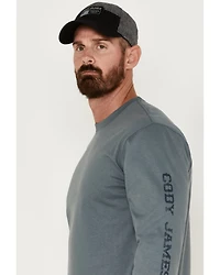 Cody James Men's FR Skull Logo Graphic Long Sleeve Work T-Shirt