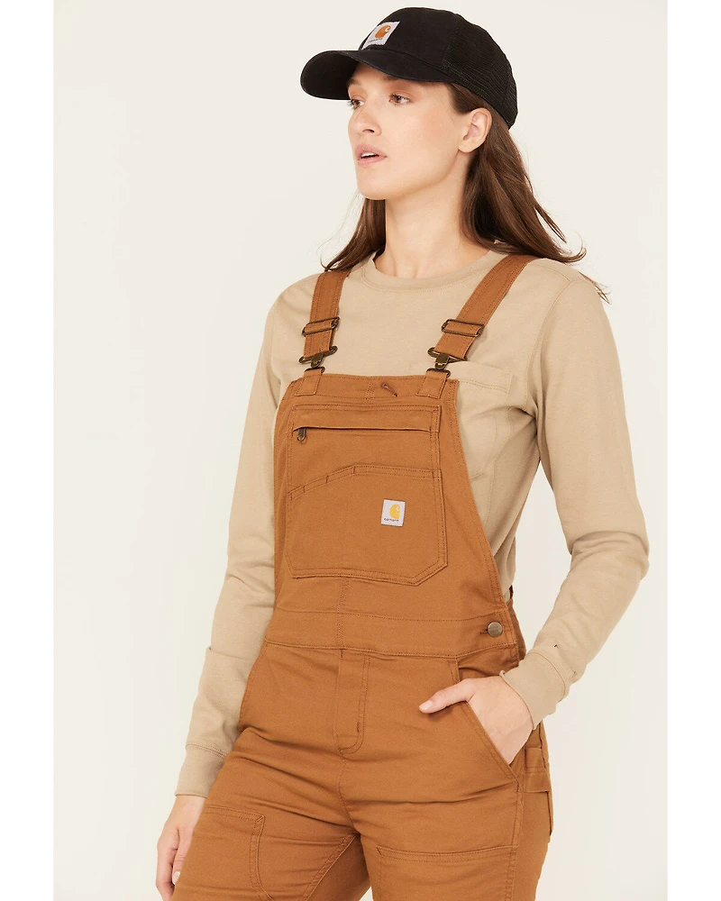 Carhartt Women's Loose Fit Canvas Bib Overalls
