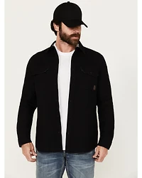 Brothers & Sons Men's Hamilton Solid Long Sleeve Button-Down Western Shirt Jacket