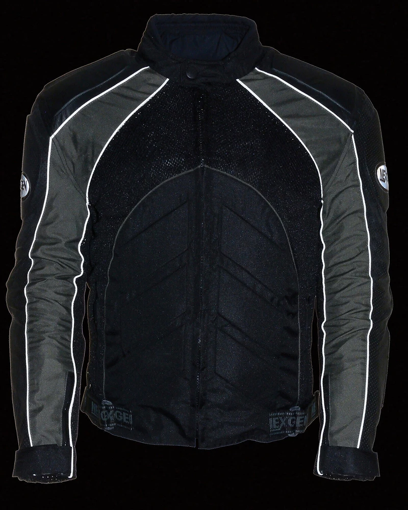 Milwaukee Leather Men's Combo Textile Mesh Racer Jacket - 4X