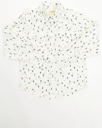 Shyanne Toddler Girls' Cactus Print Western Pearl Snap Shirt