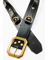 Brothers and Sons Men's James Utility D-Ring Buckle Belt