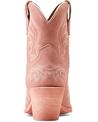 Ariat Women's Chandler Suede Western Booties - Snip Toe