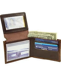 Western Express Horses Leather Billfold Wallet