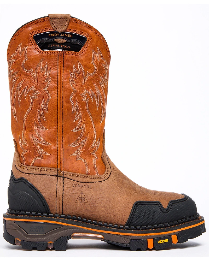 Cody James Men's 11" Decimator Western Work Boots - Nano Composite Toe