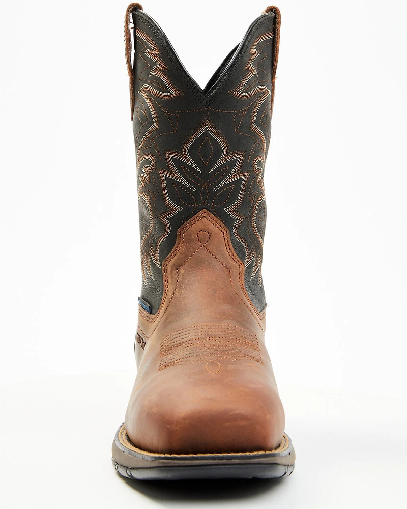 Cody James Men's 11" Xero Gravity Lite Waterproof Pull-On Work Boots - Composite Toe