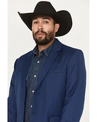 Panhandle Men's Tonal Plaid Print Slim Cut Sportcoat