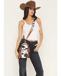 Wrangler Women's Boot Barn Exclusive Daisy Cow Print Sling Bag