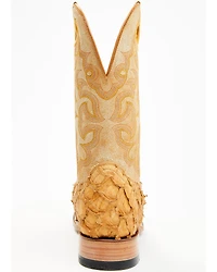 Cody James Men's Exotic Pirarucu Western Boots - Broad Square Toe