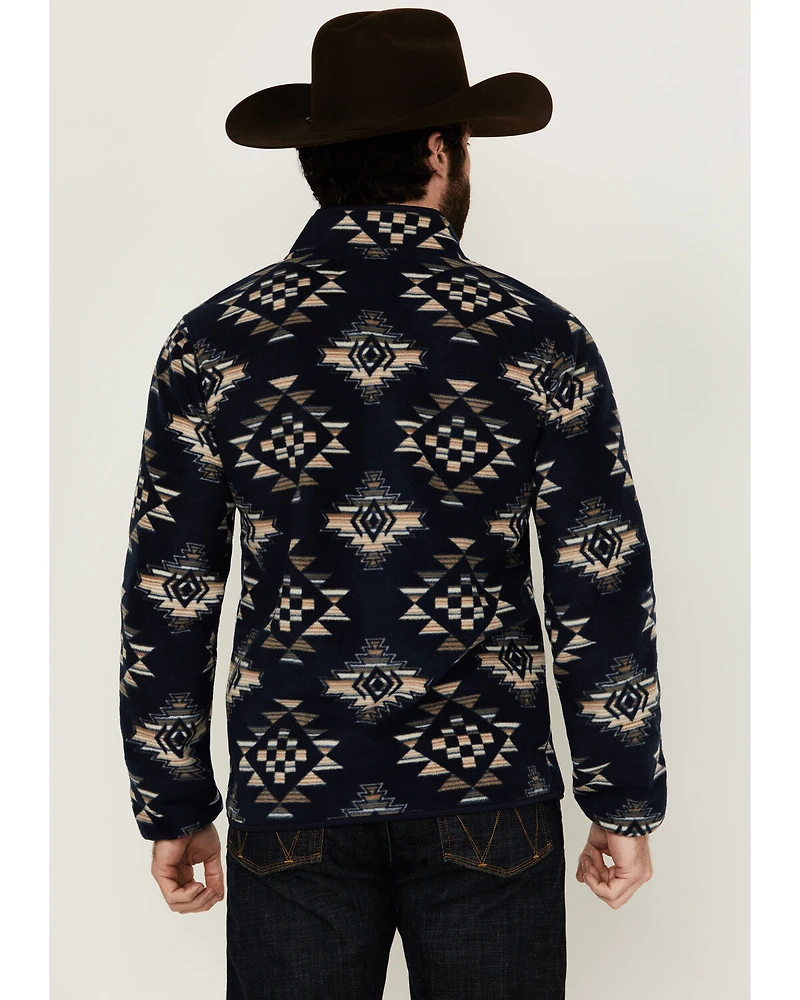 Cody James Men's Roy Southwestern Print 1/4 Snap Fleece Pullover