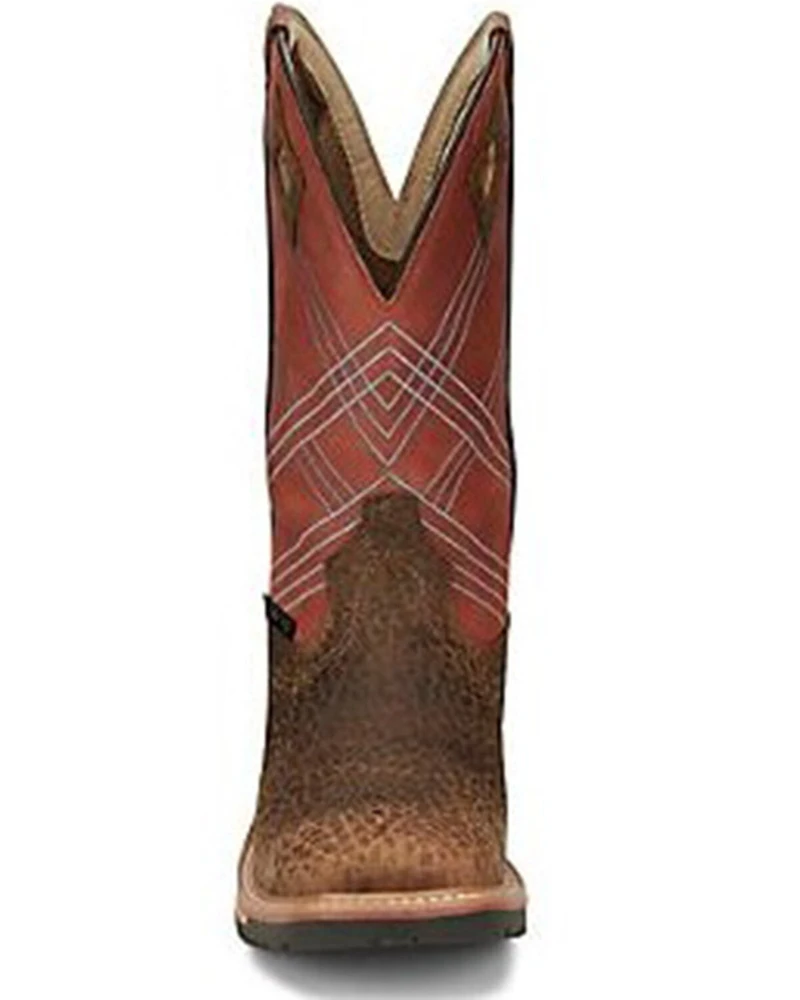 Justin Men's Dalhart Waterproof Western Work Boots - Nano Composite Toe