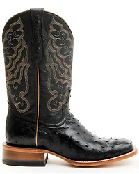 Shyanne Women's Kacie Exotic Ostrich Western Boots - Broad Square Toe