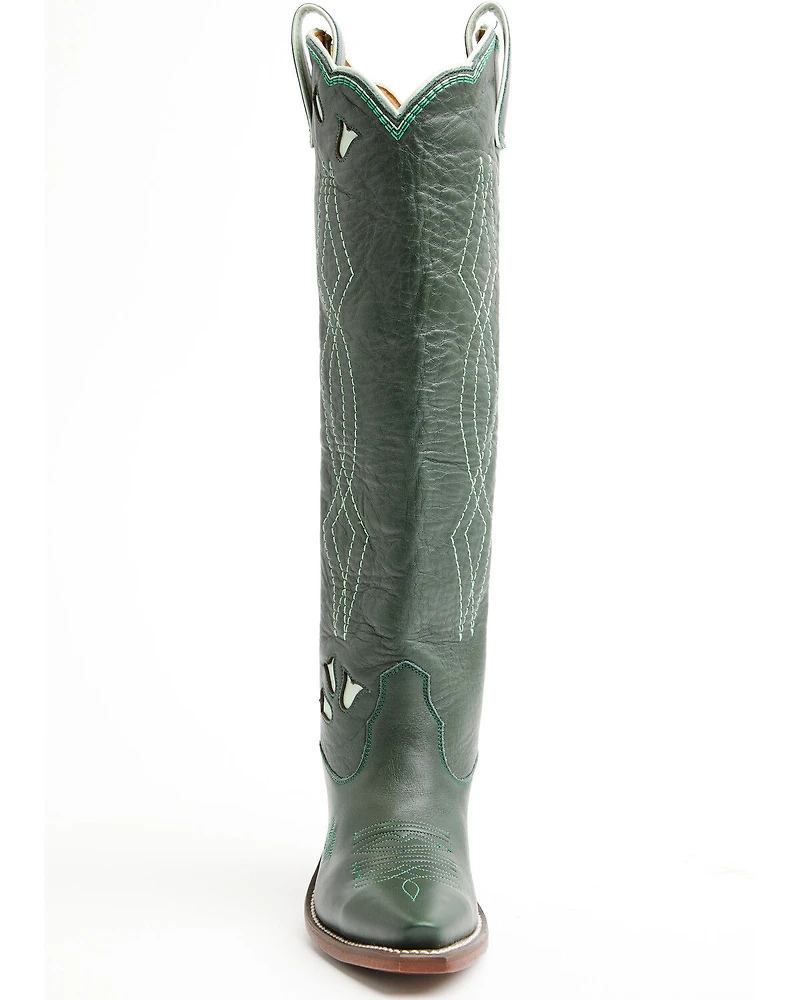 Besita Women's The Sunny Inlay Tall Western Boots - Snip Toe
