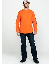 Hawx Men's Logo Long Sleeve Work T-Shirt - Big