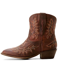 Ariat Women's Carlin Western Booties - Round Toe