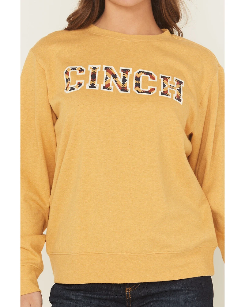 Cinch Women's Logo Graphic Crewneck