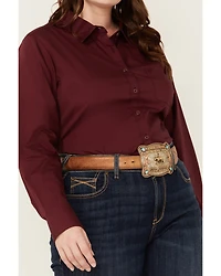 Ariat Women's Kirby Long Sleeve Button-Down Stretch Western Shirt - Plus