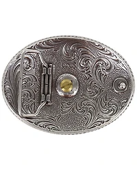 Cody James Men's Two Tone Nevada Oval Belt Buckle