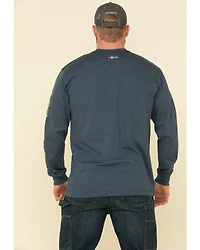 Carhartt Men's M-FR Midweight Signature Logo Long Sleeve Work Shirt