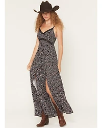 Idyllwind Women's Karah Ditsy Floral Print Sleeveless Maxi Dress