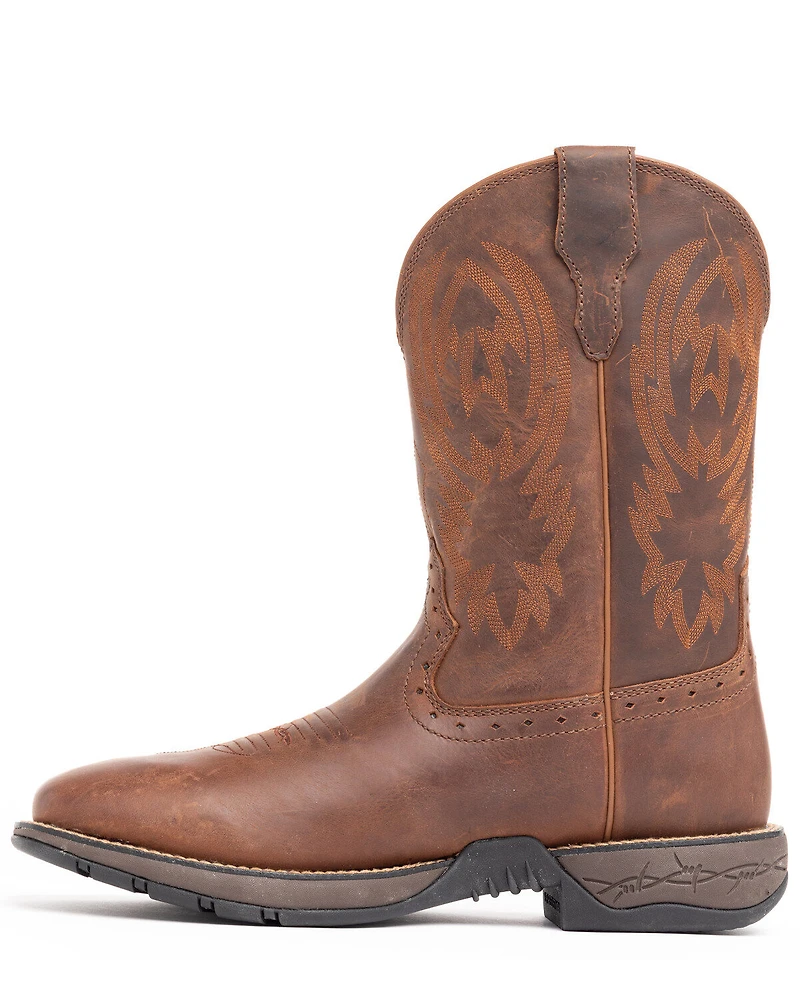 Brothers and Sons Men's Fishing Lite Western Performance Boots - Broad Square Toe