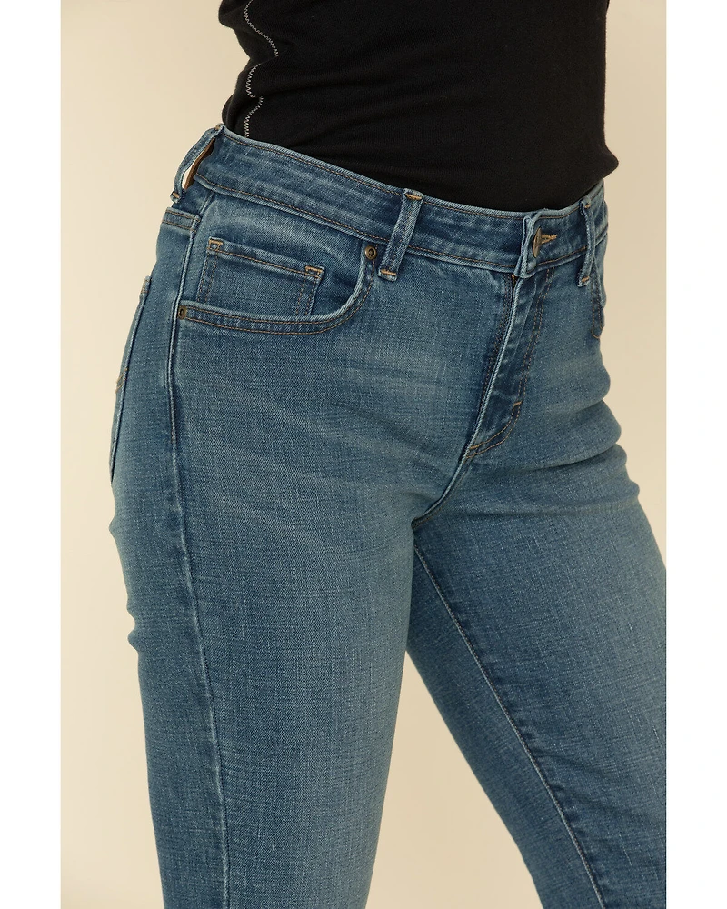 Lee Women's Kansas Fade Mid Rise Bootcut Jeans