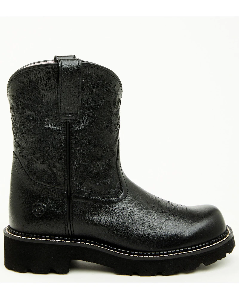 Ariat Women's Madison Ave Fatbaby Western Short Boots - Round Toe