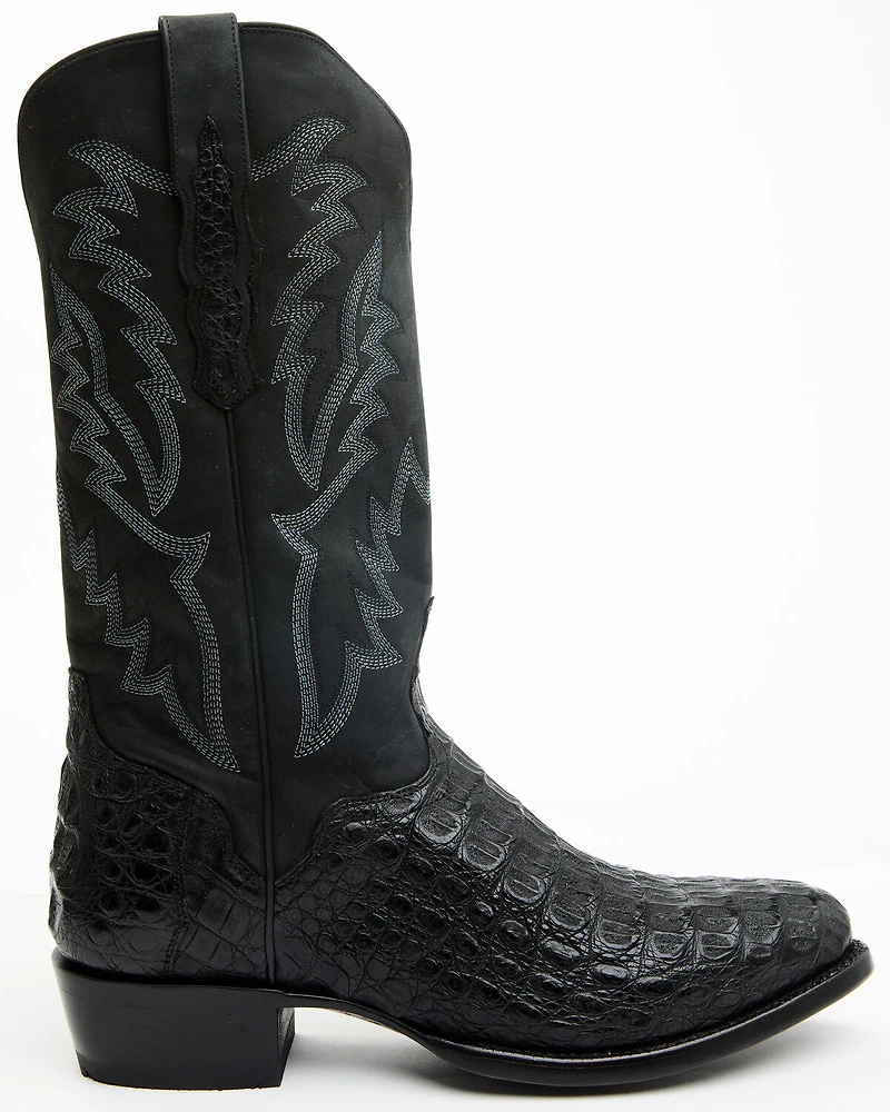 El Dorado Men's Exotic Caiman Western Boots - Round Toe