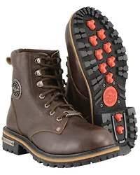 Milwaukee Leather Women's Lace to Toe Boots - Round