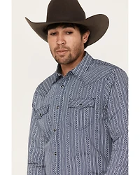 Cody James Men's Born N Raised Striped Long Sleeve Snap Western Shirt - Big & Tall
