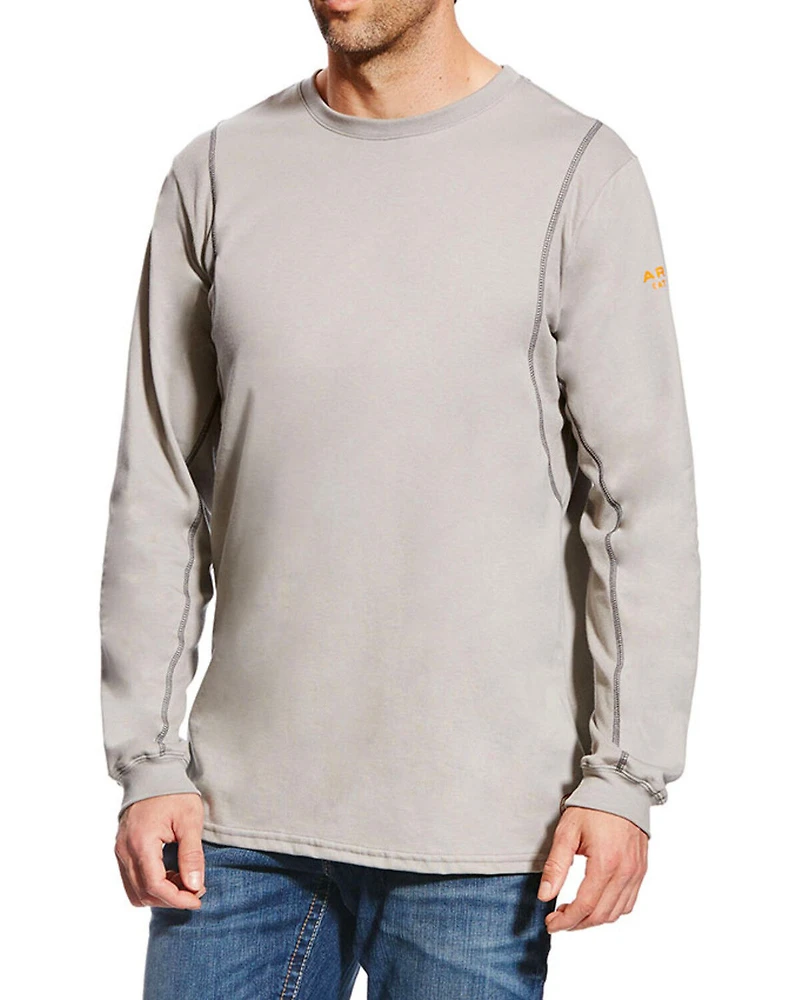Ariat Men's FR Crew Neck Long Sleeve Shirt - Tall
