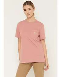 Carhartt Women's Loose Fit Heavyweight Short Sleeve Pocket T-Shirt