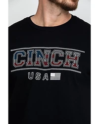 Cinch Men's Logo Flag Graphic T-Shirt