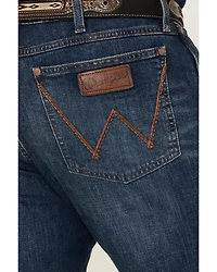 Wrangler Retro Men's Riviera Dark Wash Slim Straight Stretch Denim Jeans