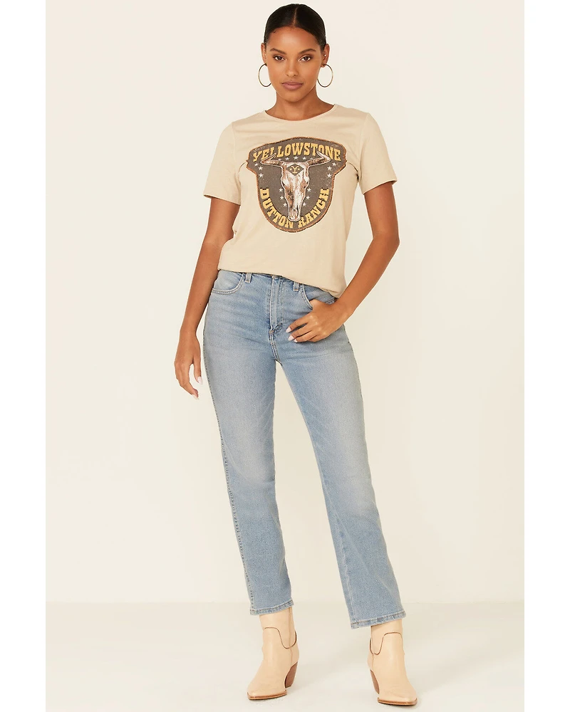Paramount Network’s Yellowstone Women's Dutton Ranch Steerhead Graphic Short Sleeve Tee