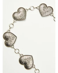 Shyanne Girls' Bryn Heart Concho Belt