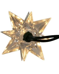 Kurt Adler 9' UL 10L Clear Diamond Star Light Set