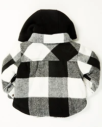 Urban Republic Infant Boys' Plaid Print Snap Hooded Jacket