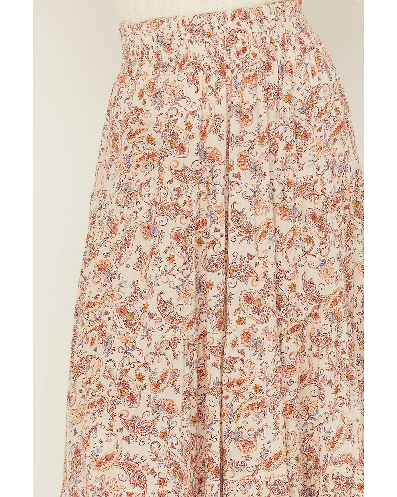 Wild Moss Women's Floral Print Skirt
