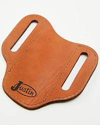 Justin Eagle Leather Pancake Knife Sheath