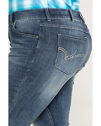 Wrangler Women's Straight Leg Jeans - Plus