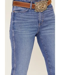 Wrangler Retro Women's Hollyn Medium Wash High Rise Bootcut Stretch Denim Jeans