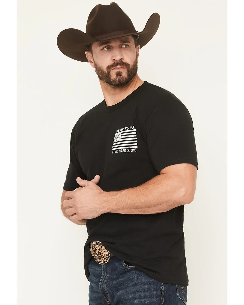 Howitzer Men's Free or Die Short Sleeve Graphic T-Shirt