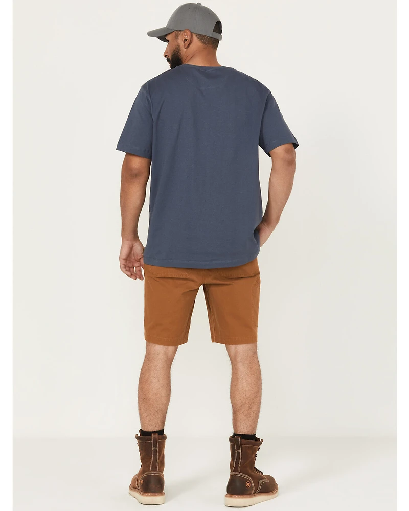 Lucky Brand Workwear Men's Double Front Panel Shorts