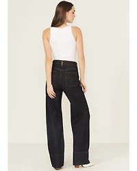Ariat Women's Dark Wash Wide Leg Utility Denim Jeans
