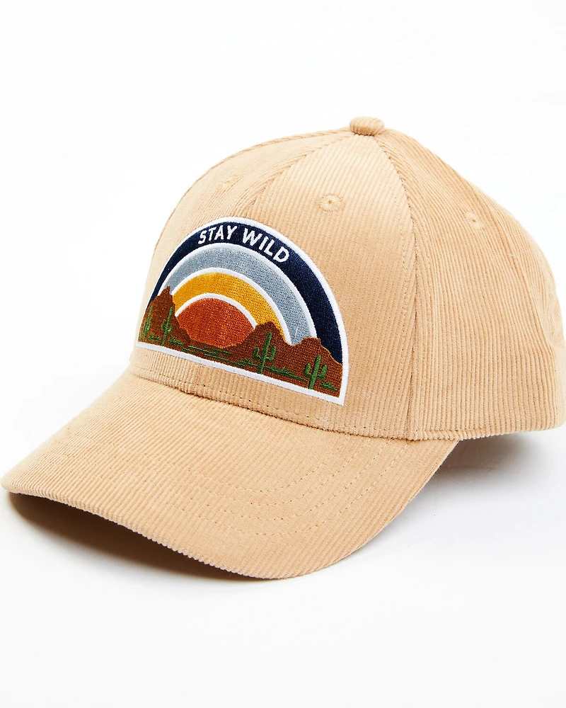 Cleo + Wolf Women's Stay Wild Sunset Ball Cap