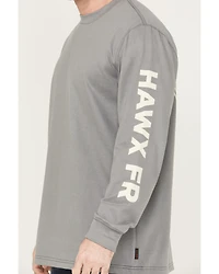 Hawx Men's FR Hawk Long Sleeve Graphic Work Shirt